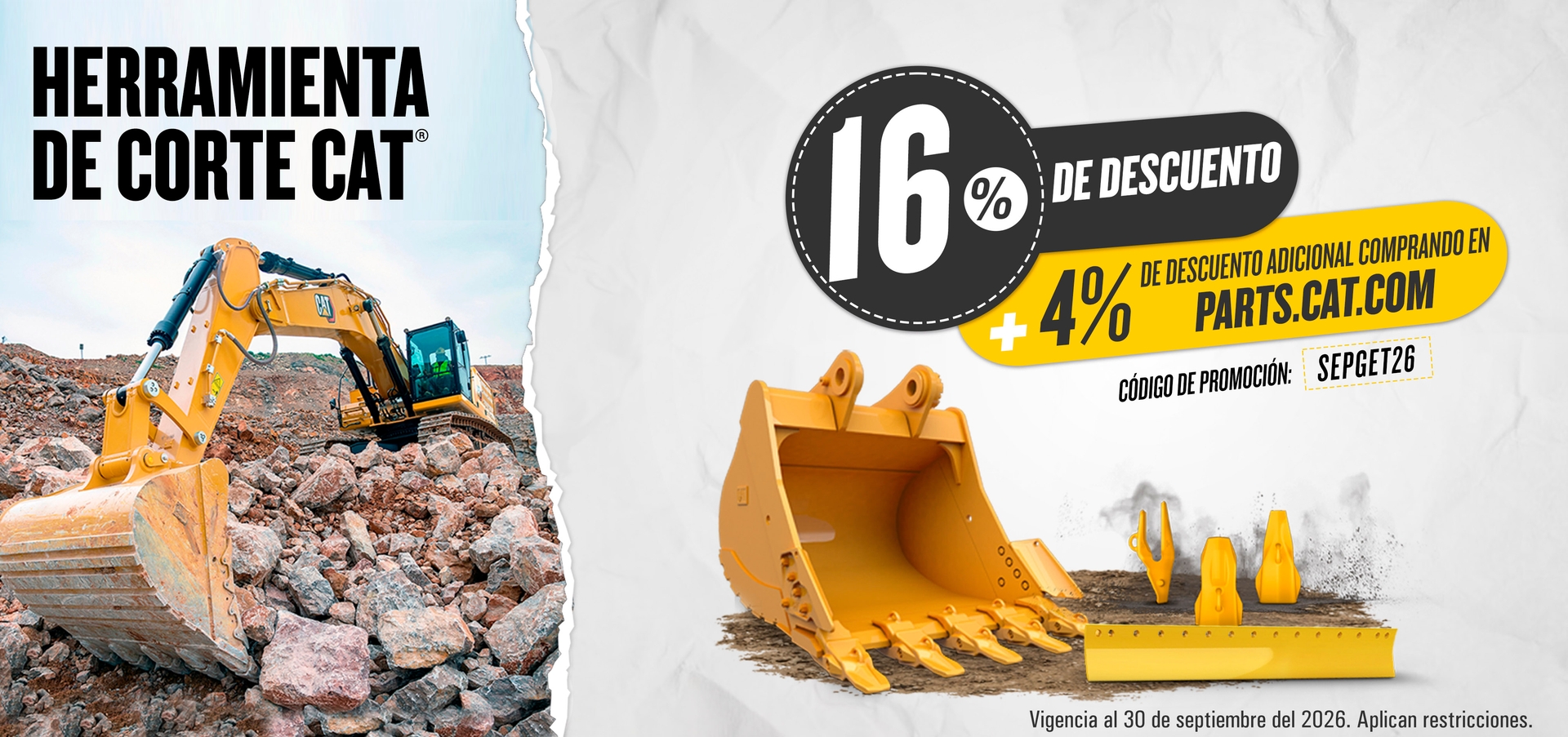 Aprovecha un 16% de descuento en Herramienta de Corte Cat
